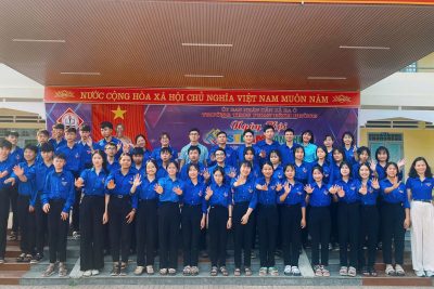 LỄ KẾT NẠP ĐOÀN VIÊN MỚI – DẤU MỐC TRƯỞNG THÀNH CỦA THANH NIÊN